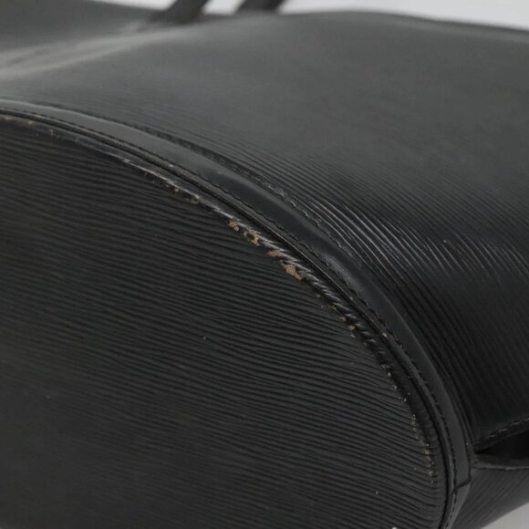 LOUIS VUITTON Epi Saint Jacques Shopping Shoulder Bag Black M52262 Auth 119122 - Picture 5 of 16